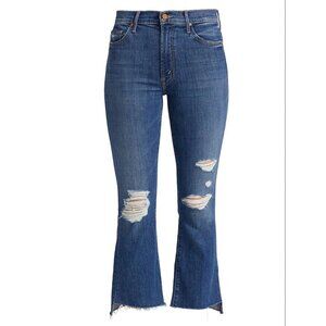 Mother Jeans THE INSIDER CROP STEP FRAY wicked Willflower Size 26